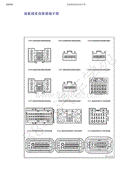 2019-2020年吉利缤越PHEV-底板线束连接器端子图