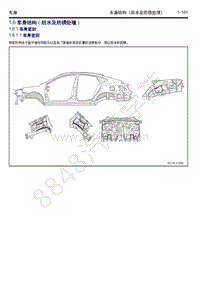 2018-2019年吉利博瑞GE（PHEV）-车身-1.6-车身结构（防水及防锈处理）