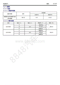 2018-2019年吉利博瑞GE（PHEV）-车身电气-12.13-喇叭