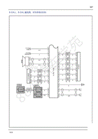 016年吉利新金刚整车电路图-10-E-CALL E-CALL麦克风 SOS开头