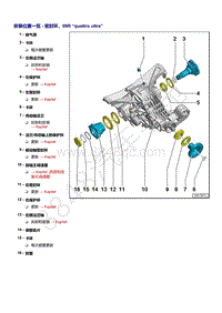 奥迪A4B9-安装位置一览 - 密封环 09R quattro ultra 