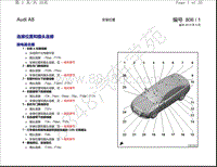 A8L D4 -安装位置 连接位置和插头连接