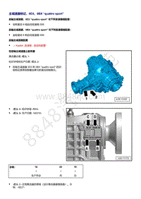 奥迪A4B9-主减速器标记 0D3 0BX quattro sport 