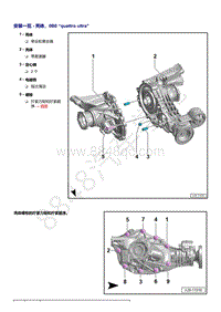 奥迪A4B9-安装一览 - 壳体 0B0 quattro ultra 
