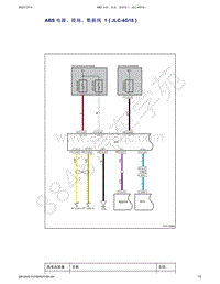 2020年吉利帝豪GS电路图-01-ABS 电源 接地 数据线