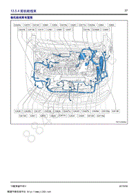 2018年款吉利帝豪PHEV-线束及其连接器布置-13.5.4-前机舱线束