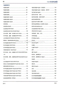 2012年全球鹰GX2 含电动车 系统电路图-13.9.00 目录