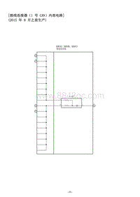 2019-2020年丰田酷路泽-继电器位置（右驾驶车型 上掀式）-接线连接器（1 号 CAN）内部电路