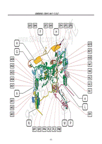 2020-2021年丰田威尔法混动-仪表板-配线和线束（左驾驶车型 2020 年 1 月之后生产）