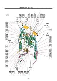 2020-2021年丰田威尔法混动-仪表板-配线和线束（右驾驶车型 2020 年 1 月之后生产）