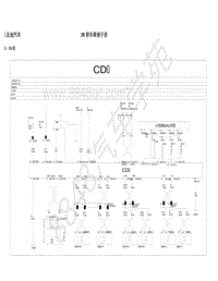 2020年第三代比亚迪F3-电器原理图-33-CD机