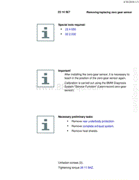 宝马1系F20 F21-Removing replacing zero gear sensor 