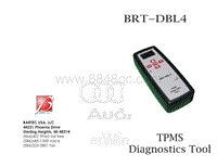 奥迪TT 8J-Mk2维修手册-BRT DBL4 TPMS_Diagnostics_Tool_User_Guide