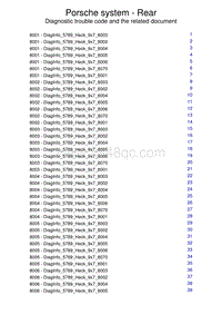 保时捷诊断信息-5789 Rear-End Electronics