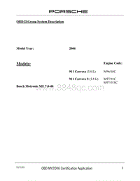 保时捷诊断信息-0335 OBD Application Notes 2006