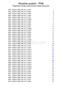 保时捷诊断信息-9666 PAS