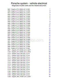 保时捷诊断信息-9710 Vehicle Electrical