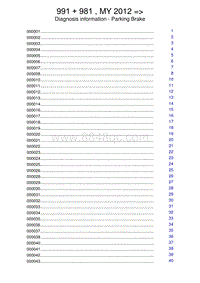保时捷诊断信息-4662 Parking Brake