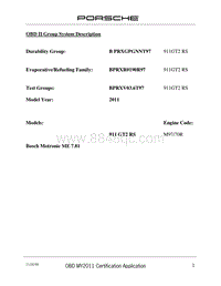 保时捷诊断信息-0335 OBD Application Notes GT2 2011