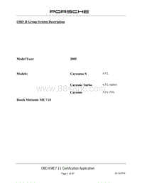 保时捷诊断信息-0335 OBD Application Notes 2005