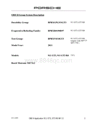保时捷诊断信息-0335 OBD Application Notes GT3 2011