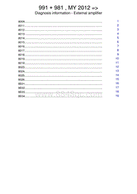 保时捷诊断信息-9144 External Amplifier