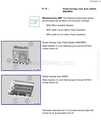 宝马1系F20 F21-Socket housings 5-pin 8-pin System