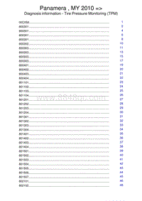 保时捷诊断信息-4434 Tire Pressure Monitoring TPM 2010