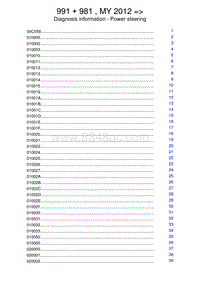 保时捷诊断信息-4890 Power Steering