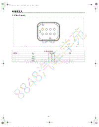 2020-2021年一汽红旗E-QM5-电路图端子定义-29-行人警示控制单元