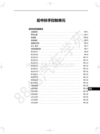 2020-2021年一汽红旗E-QM5-21-后中扶手控制单元