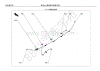 2018年比亚迪秦Pro燃油版整车线束图-3.10-后保险杠线束