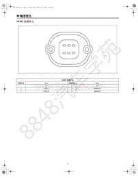 2020-2021年一汽红旗E-QM5-电路图端子定义-02-DCDC控制单元