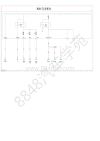 2019年款国六全新比亚迪秦-电器原理图-02-BCM 仪表配电