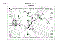 2018年比亚迪秦Pro燃油版整车线束图-3.7-前舱线束