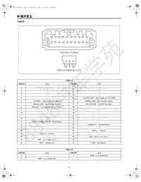 2020-2021年一汽红旗E-QM5-电路图端子定义-23-T-BOX