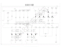 2020年比亚迪秦Pro超越版-电器原理图-30-室内灯 天窗