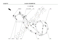 2021年比亚迪秦PLUS DM-i-整车线束图-3.2-右前门线束