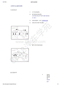 2021年吉利星越-照明系统-拆卸与安装-后雾灯总成的更换