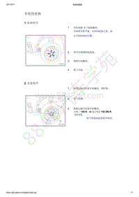 2021年吉利星越悬架系统-拆卸与安装-车轮的更换