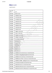 2021年吉利星越-主动安全系统-诊断信息和步骤-FRS通讯故障