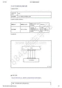 2021年吉利星越-玻璃 车窗 后视镜-诊断信息和步骤-左后门车窗防夹功能失效