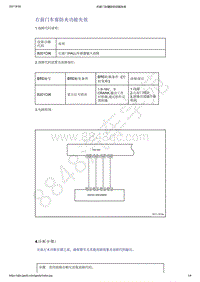 2021年吉利星越-玻璃 车窗 后视镜-诊断信息和步骤-右前门车窗防夹功能失效