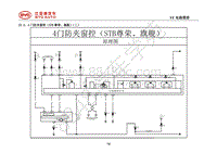 2018年全新一代比亚迪唐DM-电器原理图-23.2-4门防夹窗控（STB尊荣-旗舰）（二）