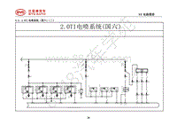 2018年全新一代比亚迪唐DM-电器原理图-4.2-2.0TI电喷系统（国六）（二）