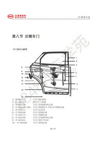 2021年全新一代比亚迪唐DM-08-后侧车门