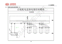 2018年全新一代比亚迪唐DM-电器原理图-4.5-后舱配电盒继电器控制模块（五）