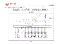 2018年全新一代比亚迪唐DM-电器原理图-27.2-左右前门ECU系统（STB尊荣-旗舰）（二）