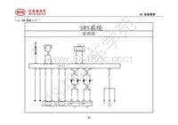 2018年全新一代比亚迪唐DM-电器原理图-7.3-SRS系统（三）