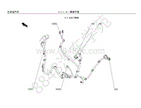 2021年款比亚迪宋PLUS DMi-3.3 左后门线束